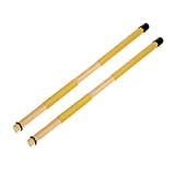 1 Paio di Bacchette per Batteria, Hot Rods Batteria in Bambù per Tamburo