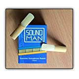 10 Ance per Sassofono Soprano Soundman® Alto Ancia Saxo Sax Saxophone Reeds (2,5)