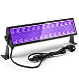 100 W UV Luce Nera, 104 Pezzi LEDs, Accessori Per Bar, con Cavo di Alimentazione da 1,5 m, Spina e ...