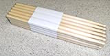 12 Bacchette legno per Batteria 6 Coppie 5b punta ovale Drums Sticks