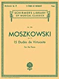 15 Etudes de Virtuosite, Op. 72: Schirmer Library of Classics Volume 1798 Piano Solo [Lingua inglese]
