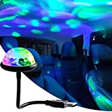 1PCS Romantico Auto USB Mini Luce da Discoteca Luci per Feste Suono Attivato Multicolore per Auto Decorazioni per Atmosfera Lampada ...