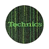 2 x Technics Slipmats Matrix design con logo