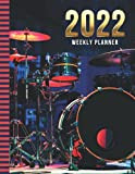 2022 Weekly Planner: 8.5x11 Dated 52-Week Organizer With To Do List - Notes Section - Habit Tracker / Drummer Drum ...