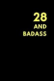 28 and Badass: Guitar Tabs Journal to Make Own Music, Birthday Gift (150 pages)