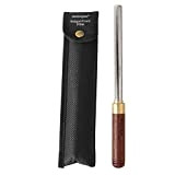 3 in 1 Guitar Fret Crowning Dressing File with Wood Handle Narrow/Medium/Wide 3 Edges Guitar Repairing Fret File Luthier Tool