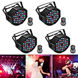 36 LED Par Faretto Batteria Ricaricabile Luce da palcoscenico senza fili DMX e telecomando luci discoteca per DJ , eventi, ...