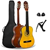 3rd Avenue Pacchetto beginner con chitarra acustica spagnola classica junior di dimensioni 1 2 XF , Con corde in nylon, ...