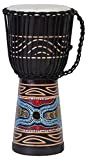 40cm Professional Djembe Drum Bongo Drum Bush Drum Percussion Motif Colourful Pattern Africa Art - ( Per bambini da 6 ...