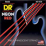 5er Bass 45-105 High Def Neon Rosso Fluo NRB-45