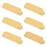 6 pezzi Single Coil Pickup Cover in Plastica Accessori per Chitarra Custodia per Pickup Chiuso per la maggior parte delle ...