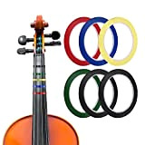 6 Rotoli Adesivo Tastiera Violino, 3mm Guida Dito Violino Violoncello Adesivi per Tastiera Violino Guida per Dita per Violini e ...