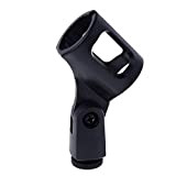 8.3xc.Microfono Microfono Accessorio flessibile Accessorio for clip a morsetto in plastica (Color : Black)
