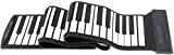 88 Pianoforte elettronico chiave USB MIDI. Porta portatile flessibile addominali Tastiera morbida Midi Pianoforte con pedale di sustain senza corno ...