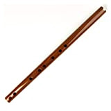 A Vertical Clarinet Native Flute in G Key Bamboo Flute Musical Instruments (Color : None Line) (Brown)