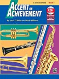 Accent on Achievement, Bk 1: E-Flat Alto Saxophone, Book & CD [Lingua inglese]