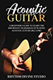 Acoustic Guitar: A Beginner's Guide to Learn The Important Techniques of Playing Acoustic Guitar Like A Pro (English Edition)