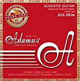 Adamas Akustik-Gitarren Saiten Historic Reissue Phosphor Bronze Round Core Satz Light .012-.053 - 1818RC