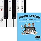 Adesivi per pianoforte e tastiera e libro di guida completo di pianoforte, progettato e stampato negli Stati Uniti