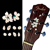 Adesivo intarsio per paletta chitarra, fiori di ciliegio/Sakura