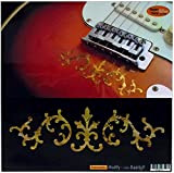 Adesivo per chitarra e basso SRV Vines (Stevie Ray Vaughan) - Ocra, B-180SRV-OC