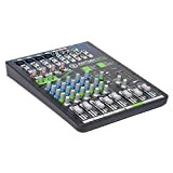 ADVANCE NATIVE TECHNOLOGY Mixer Professionale a 8 Canali con Effetti digitali a 24-bit per musica live e altre applicazioni