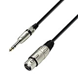 ah Cables K3 BFV 0100 - Cavo microfonico, da XLR femmina a jack stereo da 6,3 mm, lunghezza 1 m