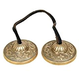 Ajuny tibetano Tingsha piatti campane meditazione buddista yoga campana manjira strumento musicale regali spirituali