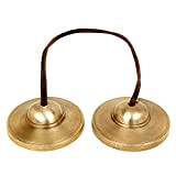 Ajuny tibetano Tingsha piatti campane meditazione buddista yoga campana strumento manjira regali spirituali