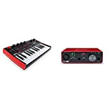 AKAI Professional MPK Mini Play MK3 – Tastiera MIDI Controller USB con Casse e Suoni Interni, Tastiera Dinamica, Pad MPC ...