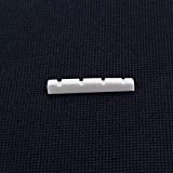 Alnicov Bass Bone Nut di ricambio per basso a 4 corde (38 x 6 mm, non sbiancato)