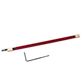 Alnicov Truss Rod Hot Rod regolabile a 2 vie, dado a brugola da 4 mm, lunghezza totale 460 mm, rosso