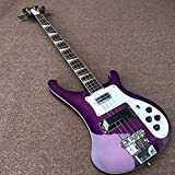 AMINIY Chitarra per Basso Elettrico 4 String Bass Guitar Viola Purple Bass Guitar Chitarra (Color : Guitar, Size : 43 ...