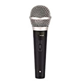 AMONIDA Handheld Mic Microfono dinamico cablato Professionale palmare Voce Chiara per Performance di Musica vocale Karaoke