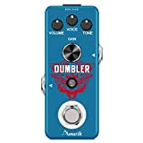 Amuzik Guitar Dumbler Pedal Analog Dumbler Overdrive Pedals For Electric Guitar With Medium Low Distortion Mini Size True Bypass