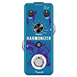 Amuzik Guitar Harmonizer Effect Pedal Digital Octave Effects Pedals Harmony Pitch Shifter Detune For Electric Guitar Bass Mini Size True ...