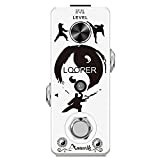 Amuzik Looper Guitar Pedal Unlimited Overdubs 10 Minutes of Looping, 1/2 time With USB to Import and Export Loop 3Mode ...