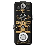 Amuzik Plexion Distortion Pedal for Guitar & Bass with Bright and Normal Mode True Bypass