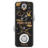 Amuzik Pure Echo Guitar Effect Pedal Analog Digital Delay Effects Pedals for Clear Normal Reverse 3 Modes with Ture Bypass ...