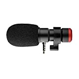 Andoer MIC06 Mini plug-in Microfono per smartphone Mic 3,5mm Spina TRRS per smartphone Registrazione video Trasmissione in diretta Canto online ...