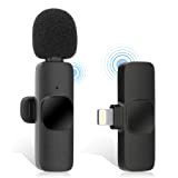 AngLink Microfono Lavalier Wireless per iPhone - 2.4GHz Professionale Microfoni Senza Fili Mini Microphone per Youtube, Video Tiktok, Facebook Live ...