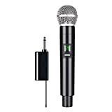 ANORE Microfono Wireless Professionale UHF Registrazione Karaoke Palmare Batteria al Litio Un 1 Canale per Stage Church Party School