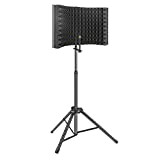 Aokeo Studio Recording Microphone Isolation screen, Pop filter. Suitable for Blue Yeti and Any Condenser microphones (AO-302 with stand)