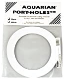 AQUARIAN DRUMHEADS PHWT Hole Cutting Template - White Port Hole