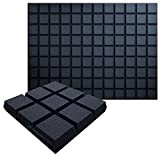 Arrowzoom Nuovo 12 pezzi Black Sudoku PRO Series per studio e registrazione domestica Decorazione murale Insonorizzazione 30x30x5cm SD1195