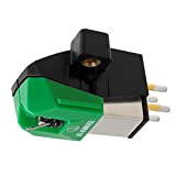 Audio Technica AT-VM95E Dual Moving Magnet Turntable Cartridge - Elliptical Stylus 1/2" Mount - Includes Mounting Hardware (Black/Green)