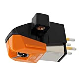 Audio Technica AT-VM95EN Dual Moving Magnet Cartridge with Elliptical Nude Stylus includes Mounting Hardware (Black/Orange)