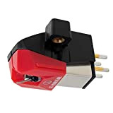 Audio Technica AT-VM95ML Dual Moving Magnet Cartridge with Microlinear Stylus 1/2" Mount Includes Mounting Hardware (Black/Red)