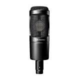 Audio-Technica AT2035 Microfono a condensatore cardioide per la registrazione audio domestica, progetti musicali e sonori, applicazioni in studio professionale e ...