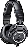 Audio-Technica M50x Cuffie professionali da studio per registrazione in studio, creatori, DJ, giochi, podcast e ascolto quotidiano - Nero
